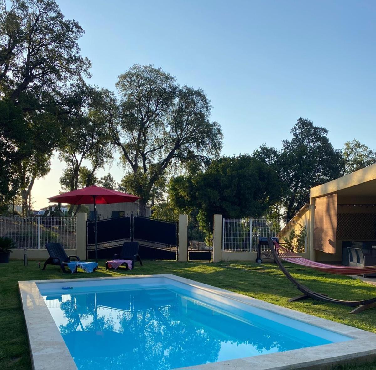 Ferienwohnung Agreable Rez De Jardin Avec Piscine Et Jacuzzi Cervione Exterior foto